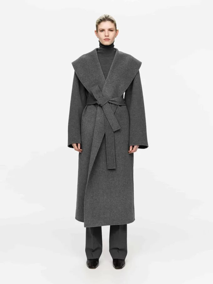 Abrigo con cuello chal Abrigo con cuello chal