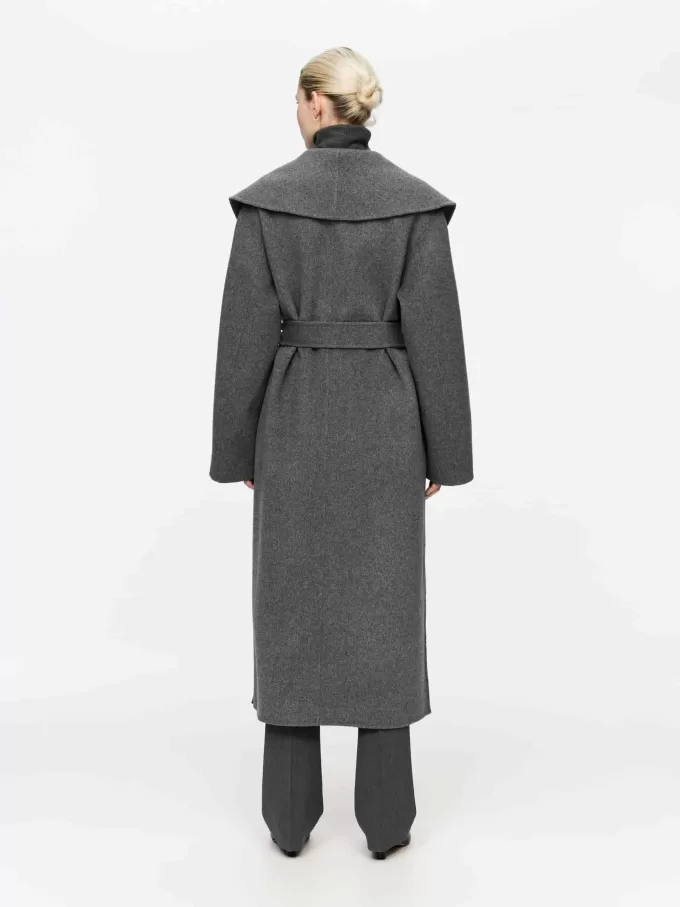 Abrigo con cuello chal Abrigo con cuello chal