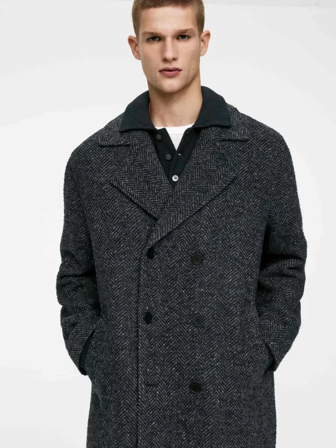 Abrigo de mezcla de lana Abrigo de mezcla de lana