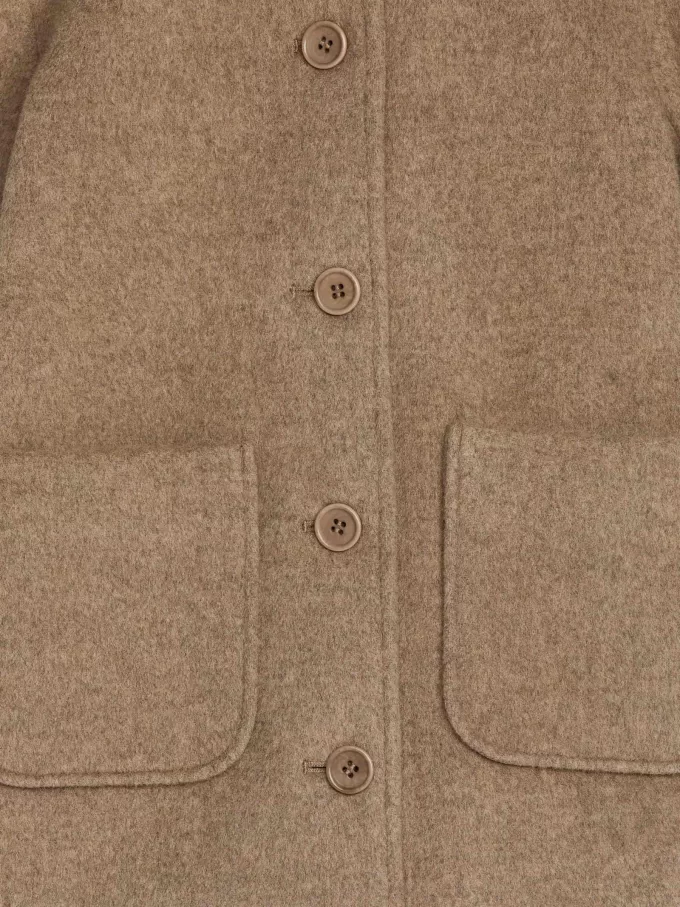 Abrigo de mezcla de lana Abrigo de mezcla de lana