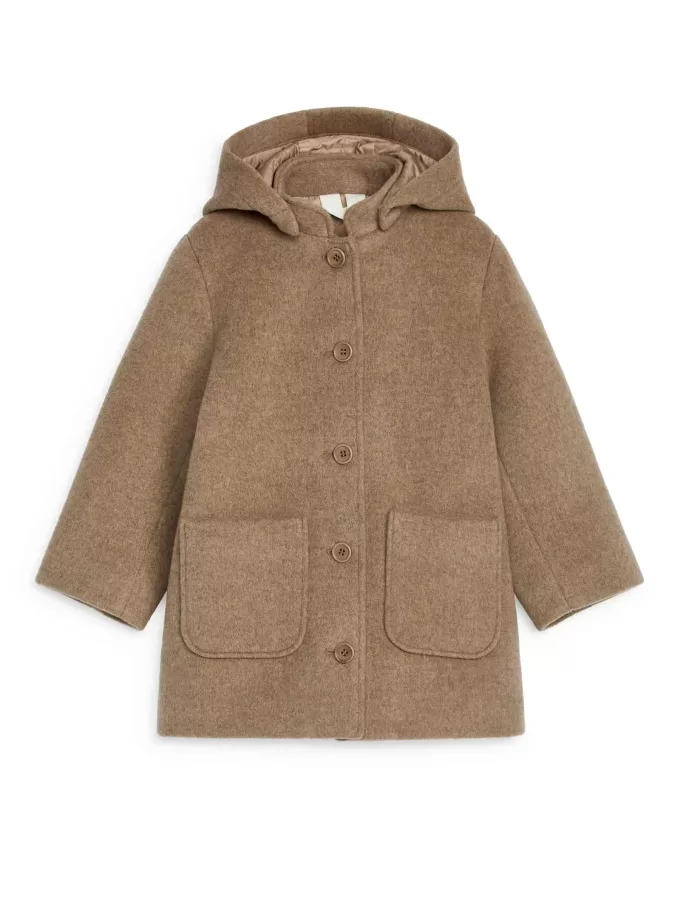 Abrigo de mezcla de lana Abrigo de mezcla de lana