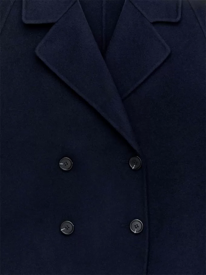 Abrigo oversize en mezcla de lana Abrigo oversize en mezcla de lana