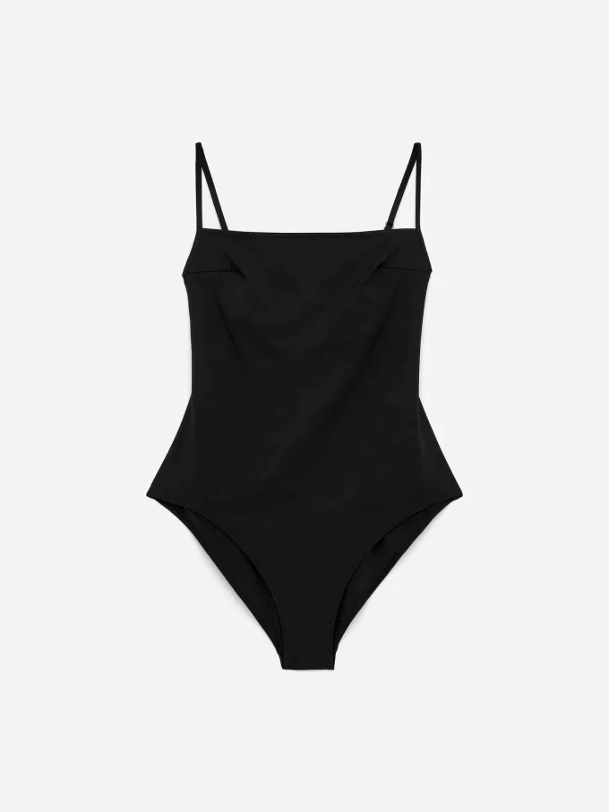 Bañador con cuello cuadrado Bañador con cuello cuadrado