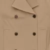 Blazer de algodón con doble botonadura Blazer de algodón con doble botonadura