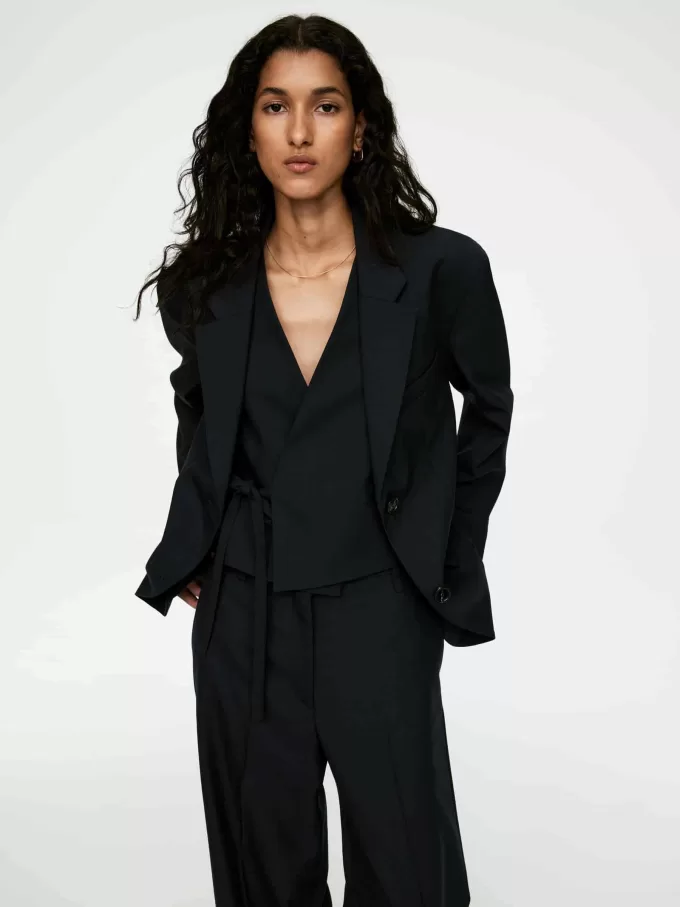 Blazer de lana extragrande Blazer de lana extragrande