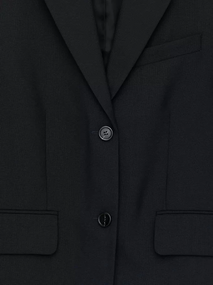 Blazer de lana extragrande Blazer de lana extragrande