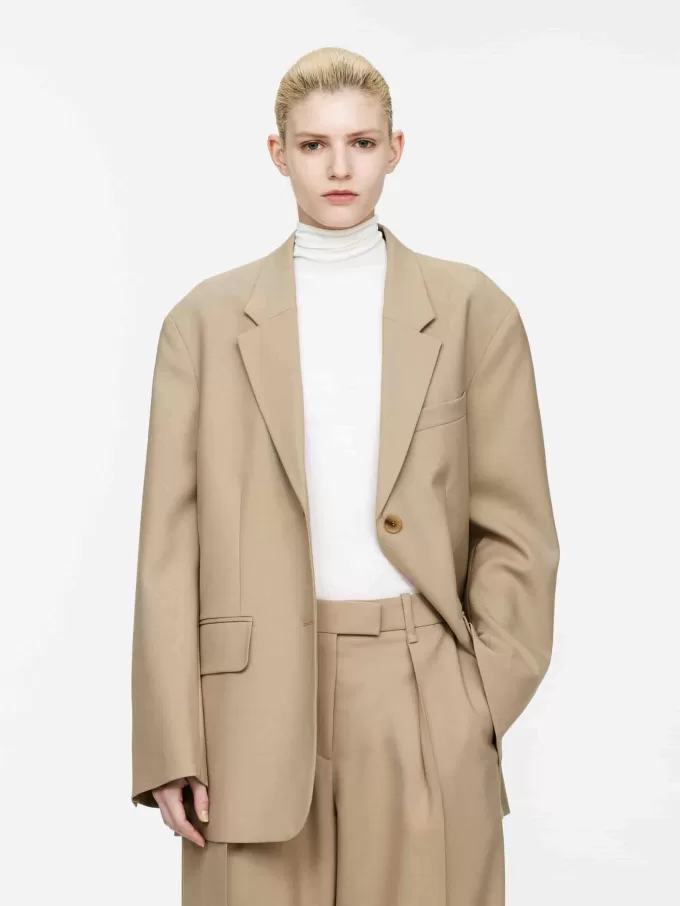 Blazer de lana extragrande Blazer de lana extragrande