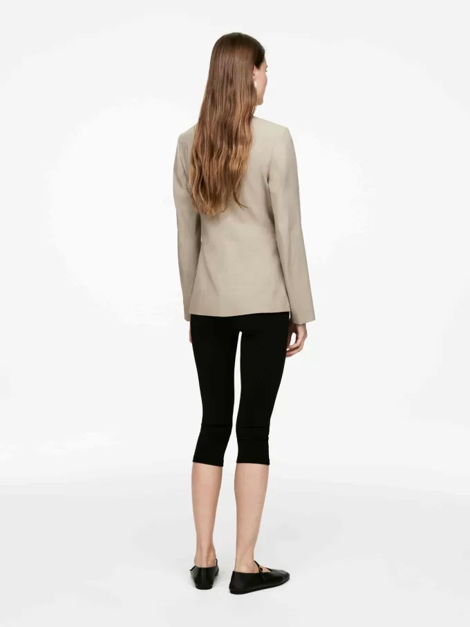 Blazer en mezcla de lino Blazer en mezcla de lino