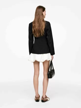 Blazer en mezcla de lino