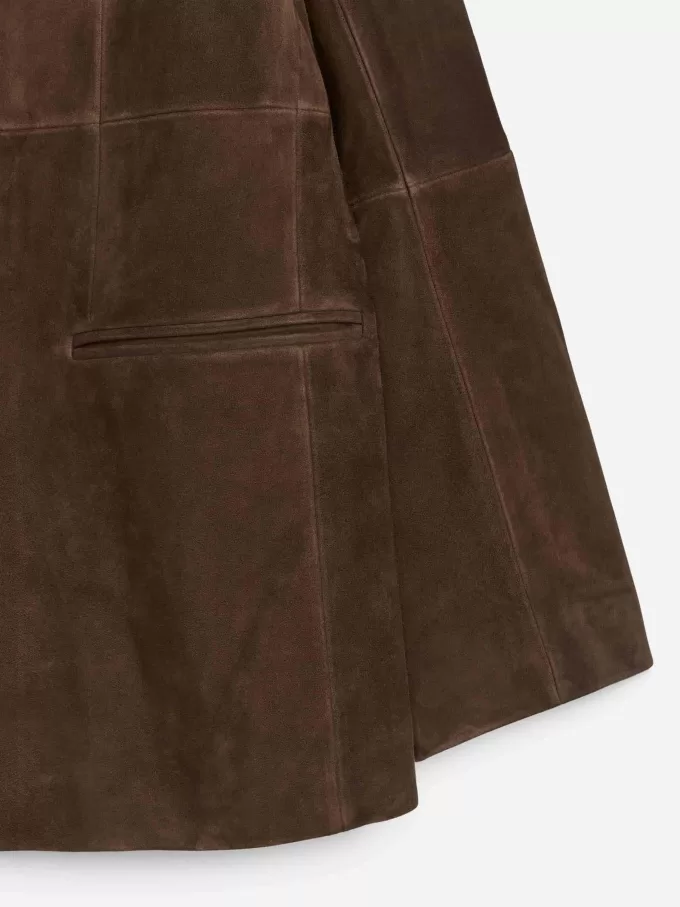 Blazer relajado de ante