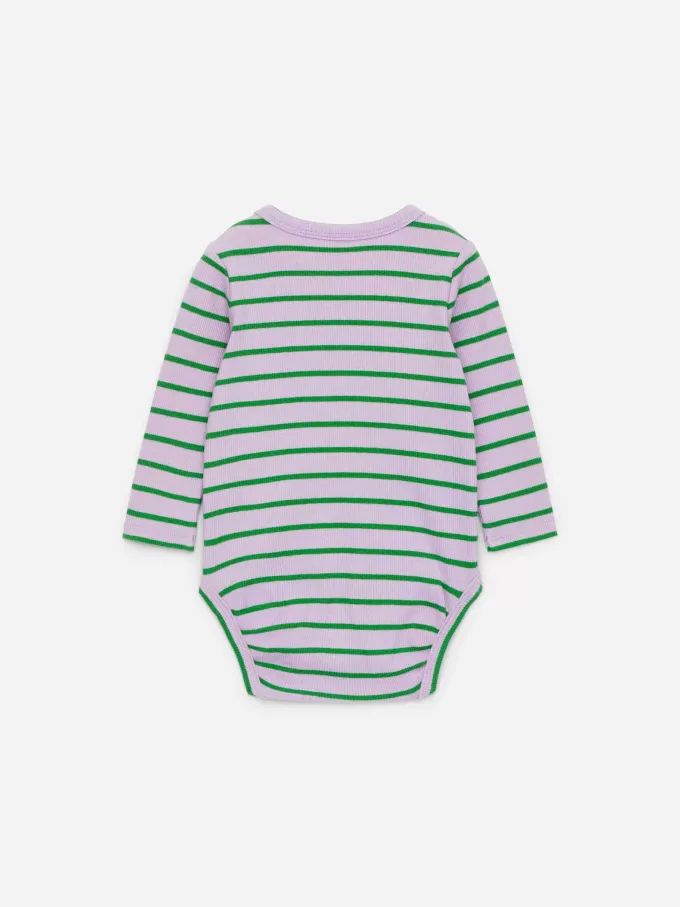 Body de canalé de manga larga Body de canalé de manga larga