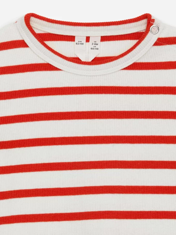 Body de canalé de manga larga Body de canalé de manga larga