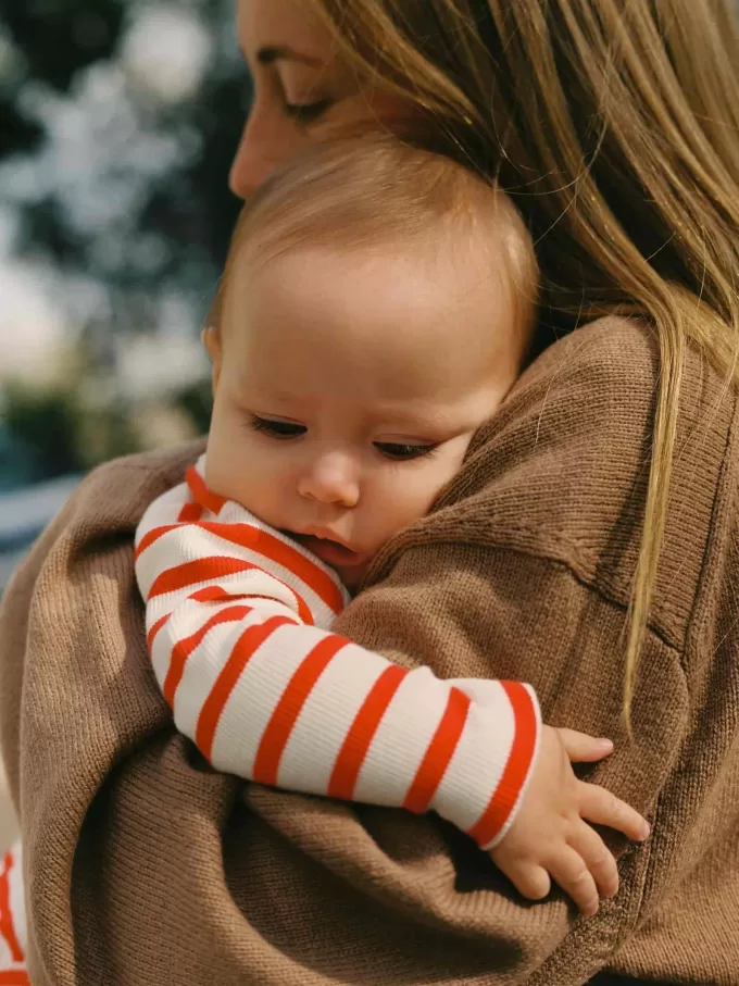 Body de canalé de manga larga Body de canalé de manga larga