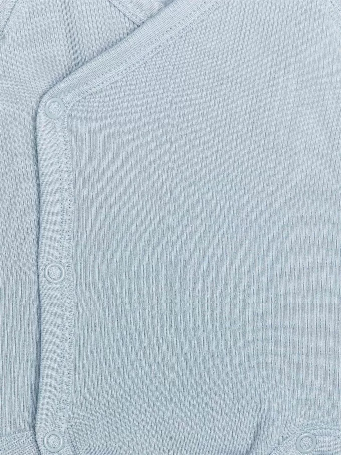 Body recién nacido de canalé liso Body recién nacido de canalé liso