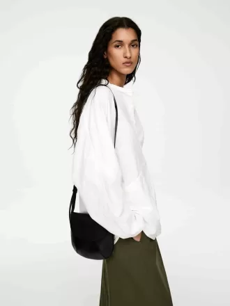 Bolso bandolera de cuero