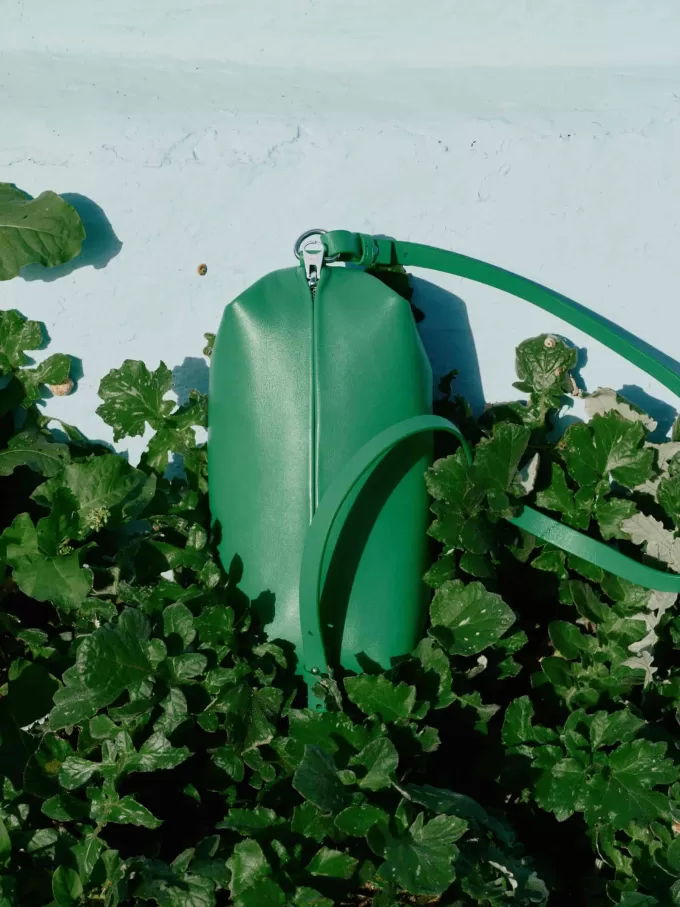 Bolso bandolera de cuero