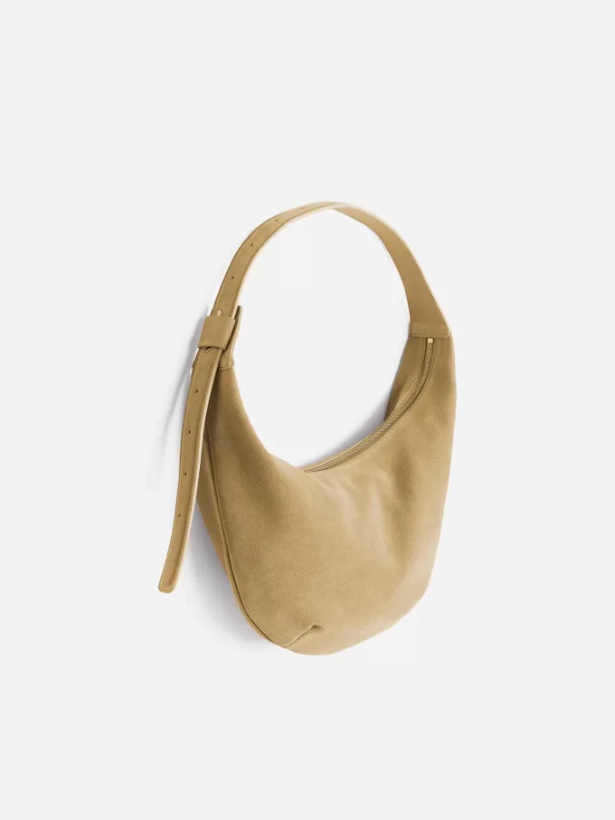 Bolso de ante curvo Bolso de ante curvo