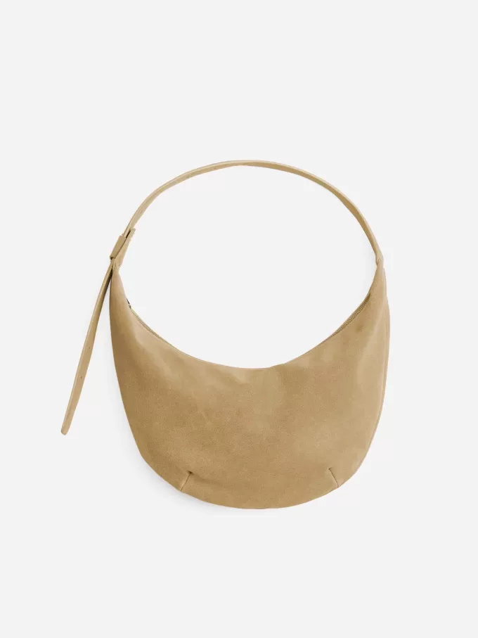 Bolso de ante curvo Bolso de ante curvo