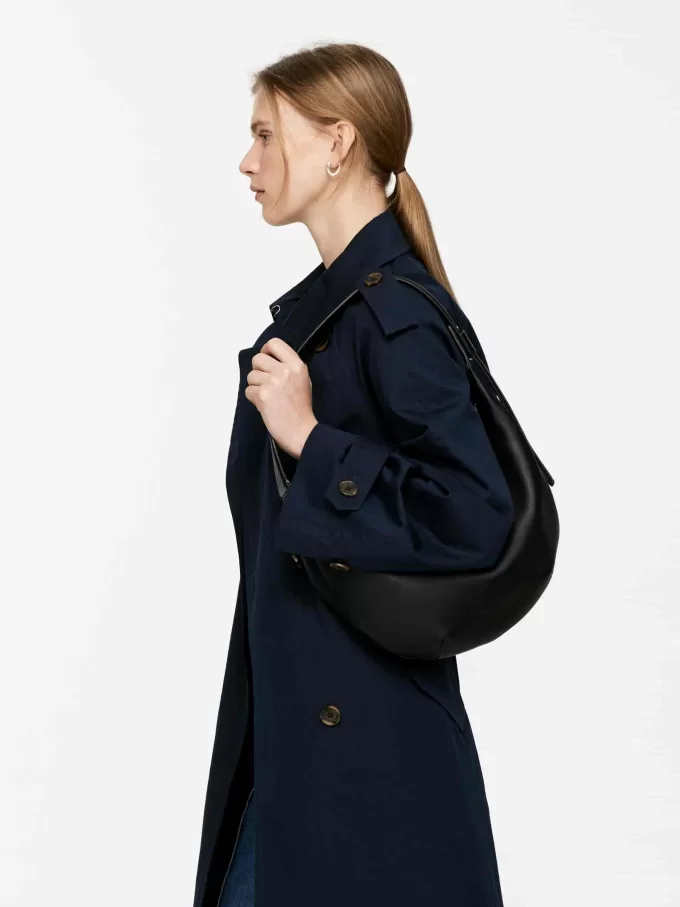 Bolso de hombro curvo de tamaño mediano Bolso de hombro curvo de tamaño mediano