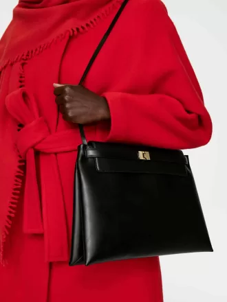 Bolso de hombro de cuero