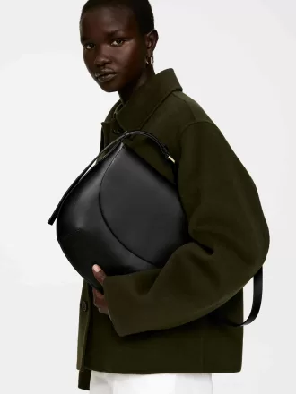 Bolso de hombro de cuero