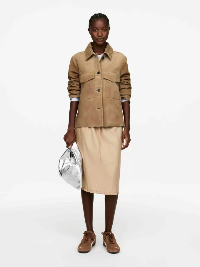 Bolso holgado de piel