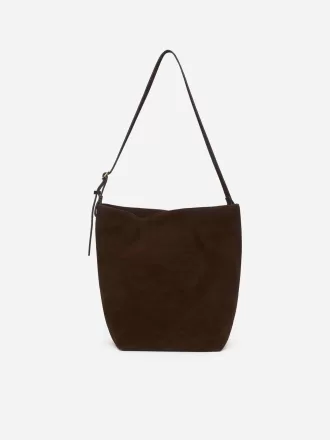 Bolso tote de ante