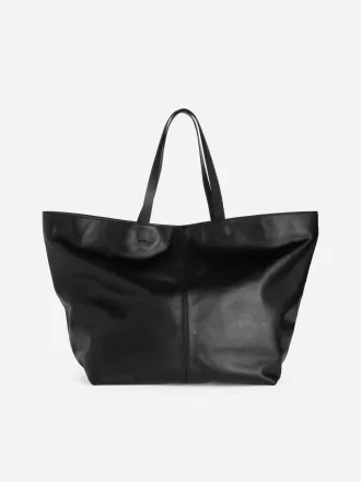 Bolso tote de cuero
