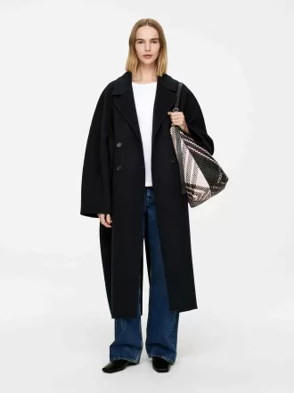 Bolso tote de cuero tejido