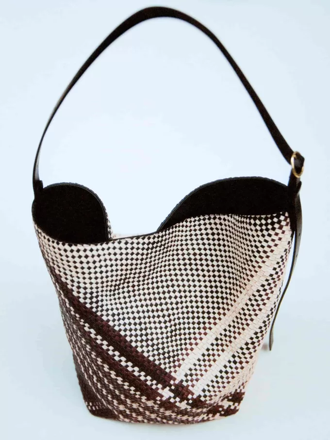 Bolso tote de cuero tejido Bolso tote de cuero tejido