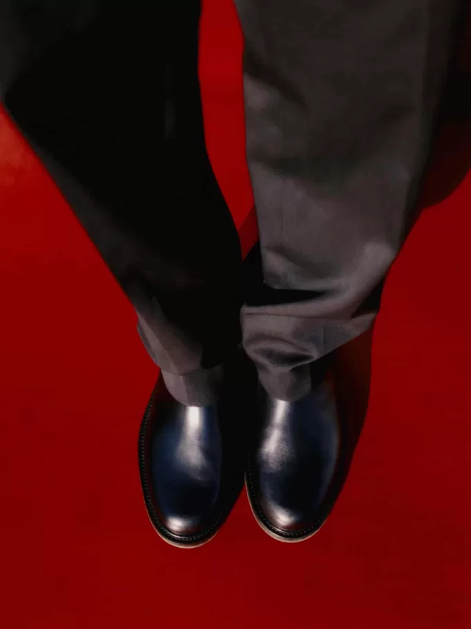 Botas Chelsea de cuero Botas Chelsea de cuero