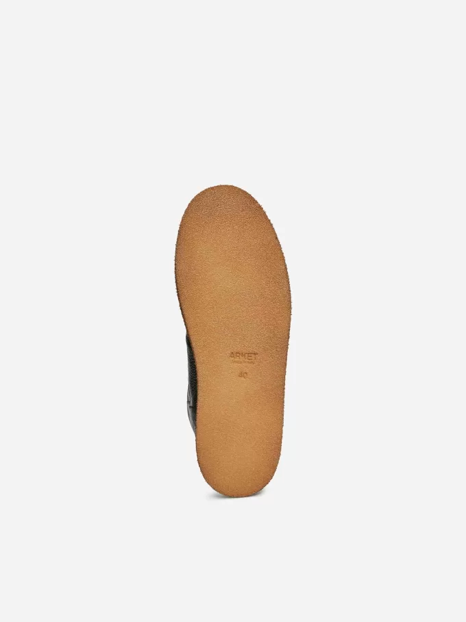 Botas de cuero forradas Botas de cuero forradas