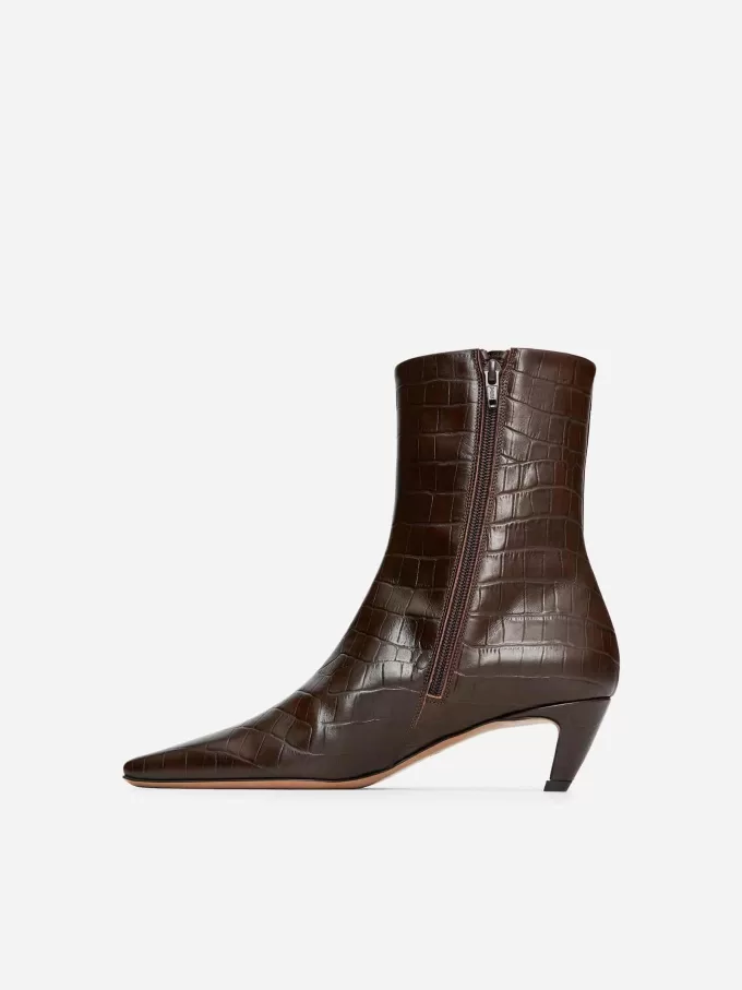 Botines con punta cuadrada Botines con punta cuadrada