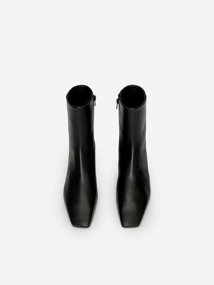 Botines con punta cuadrada Botines con punta cuadrada