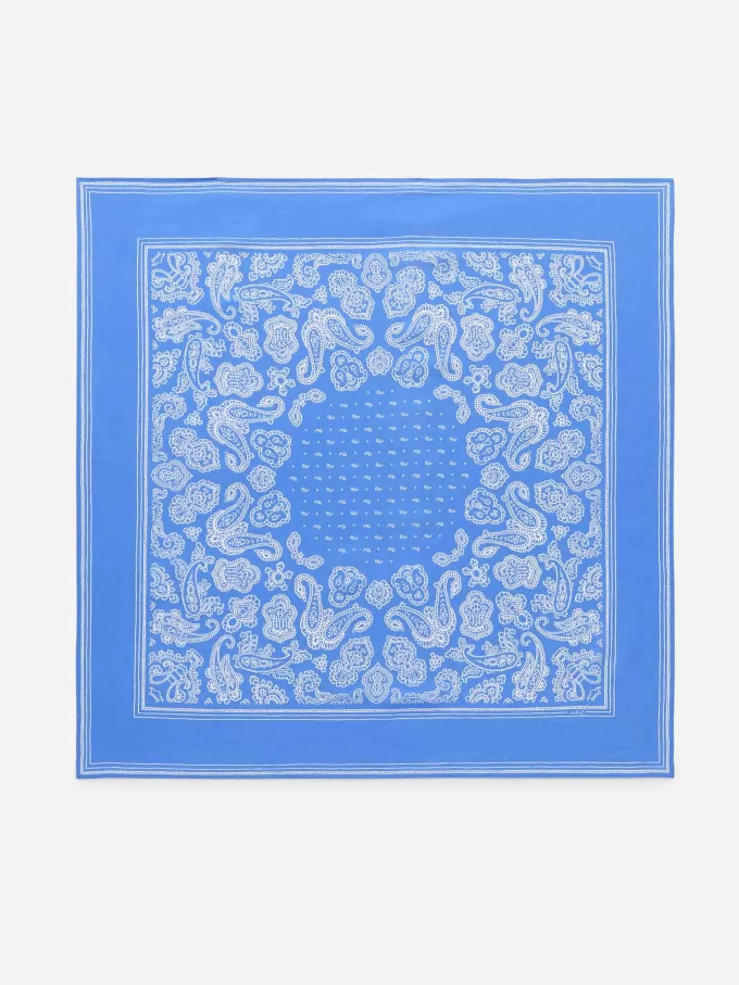 Bufanda de seda estampada