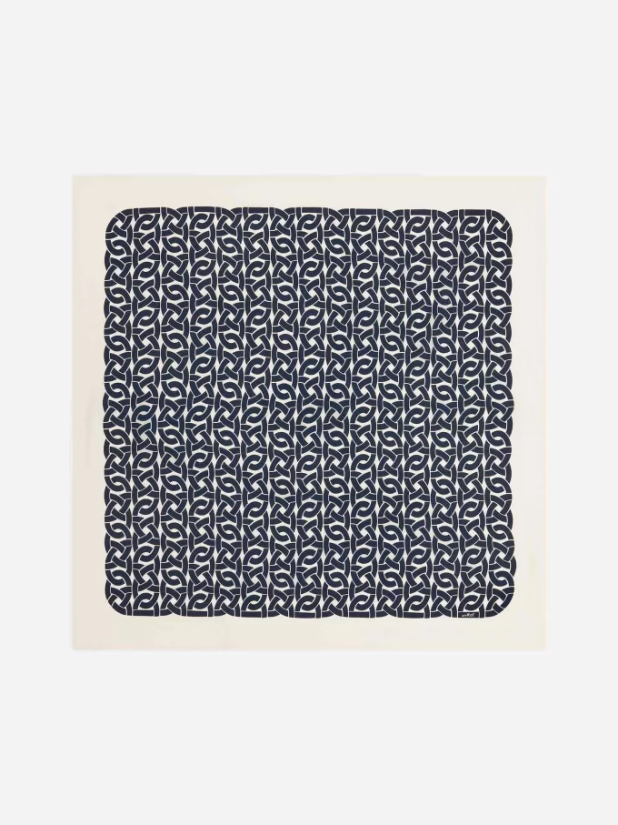 Bufanda de seda estampada Bufanda de seda estampada