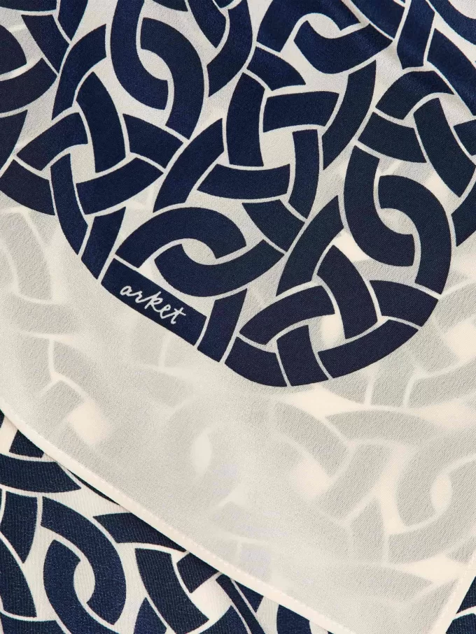 Bufanda de seda estampada Bufanda de seda estampada