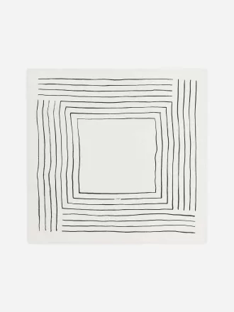 Bufanda de seda estampada