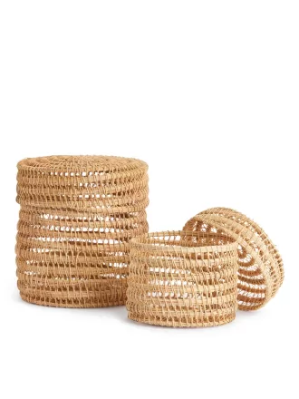 Caja de almacenamiento de palma 10 cm