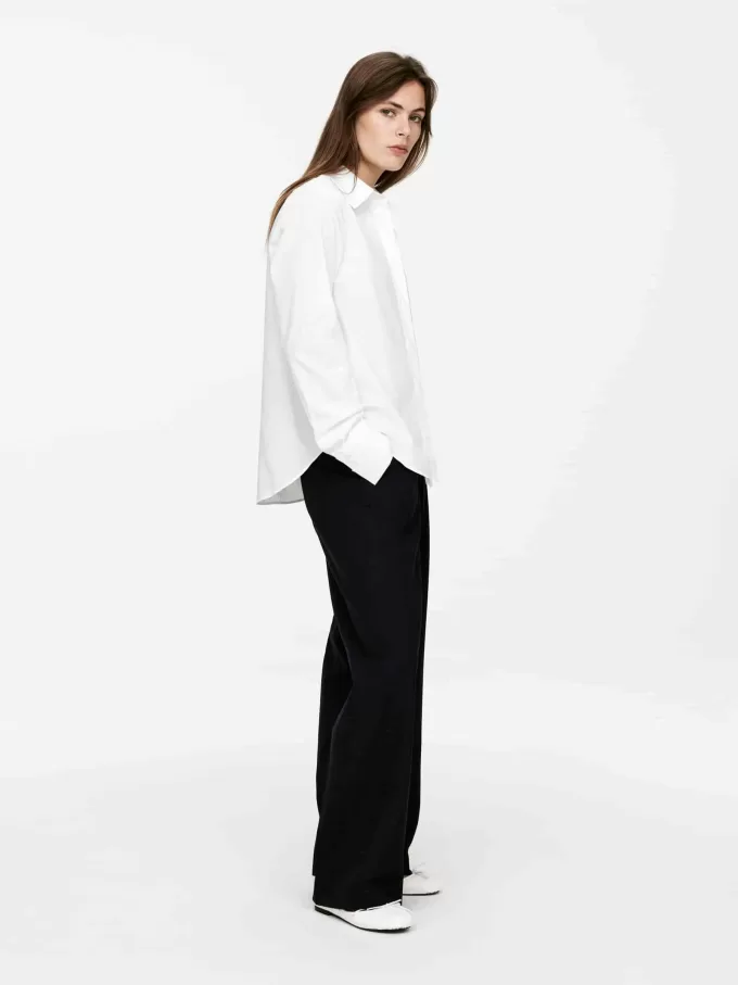 Camisa De Popelina Regular Fit Camisa De Popelina Regular Fit