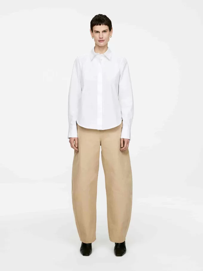 Camisa De Popelina Regular Fit Camisa De Popelina Regular Fit