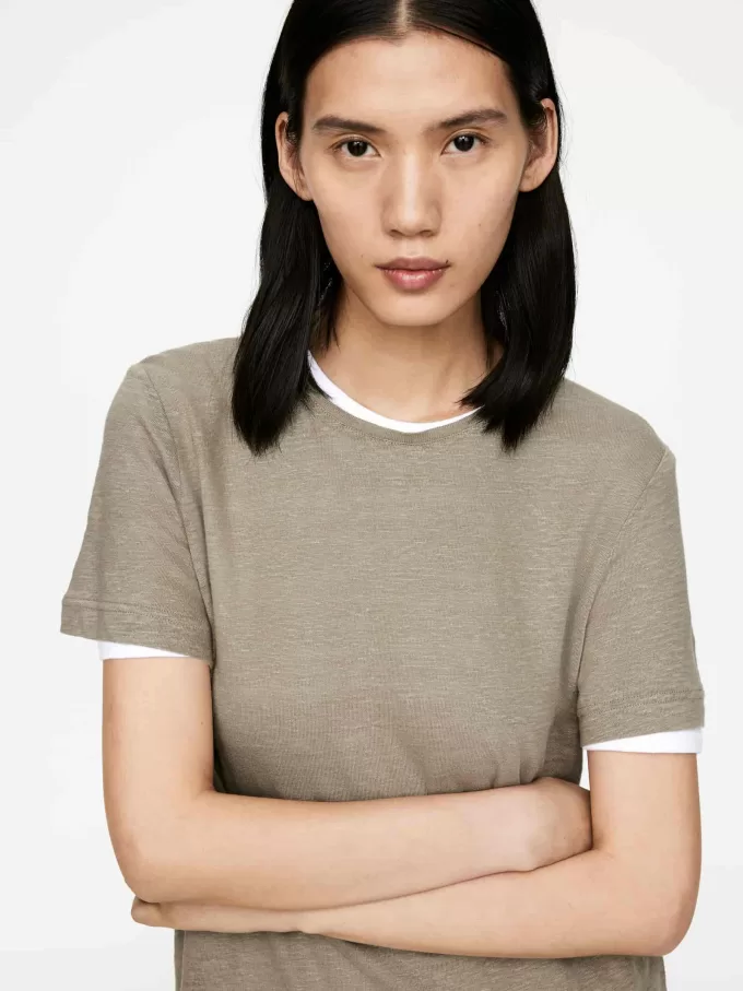 Camisa De Punto De Lino Camisa De Punto De Lino