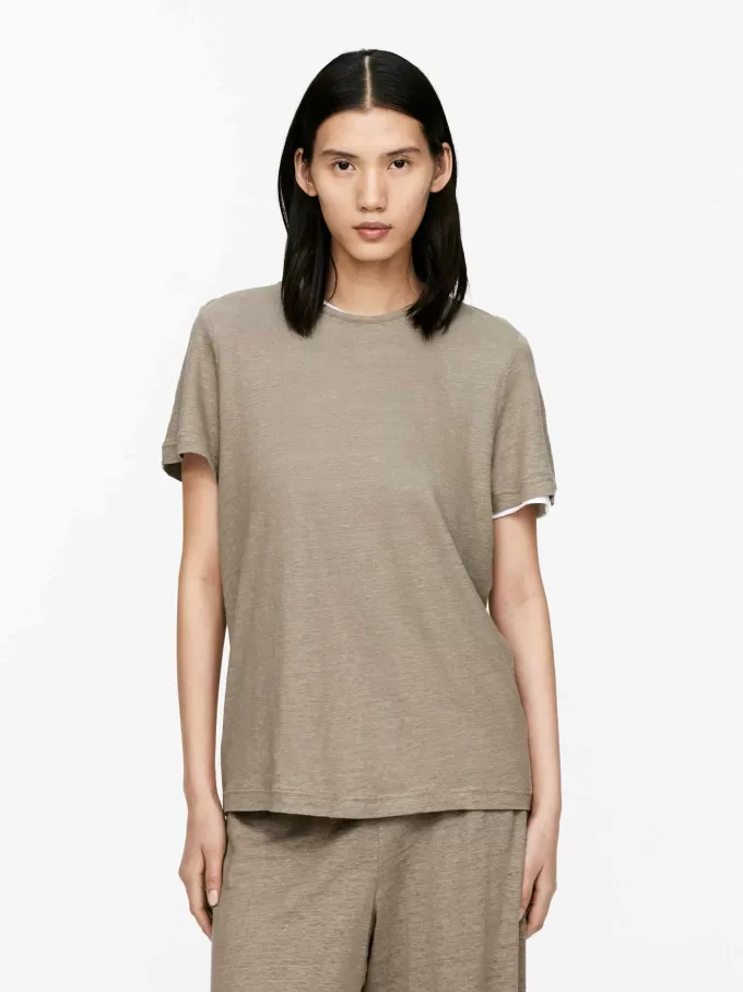 Camisa De Punto De Lino Camisa De Punto De Lino