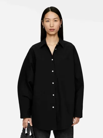 Camisa con mangas de murciélago