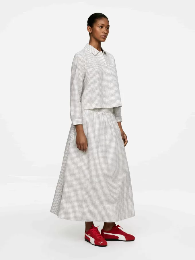 Camisa corta de algodón Camisa corta de algodón