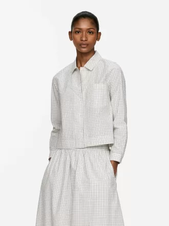 Camisa corta de algodon BlancoNegro 1273380001001 330x440 - Camisa corta de algodón