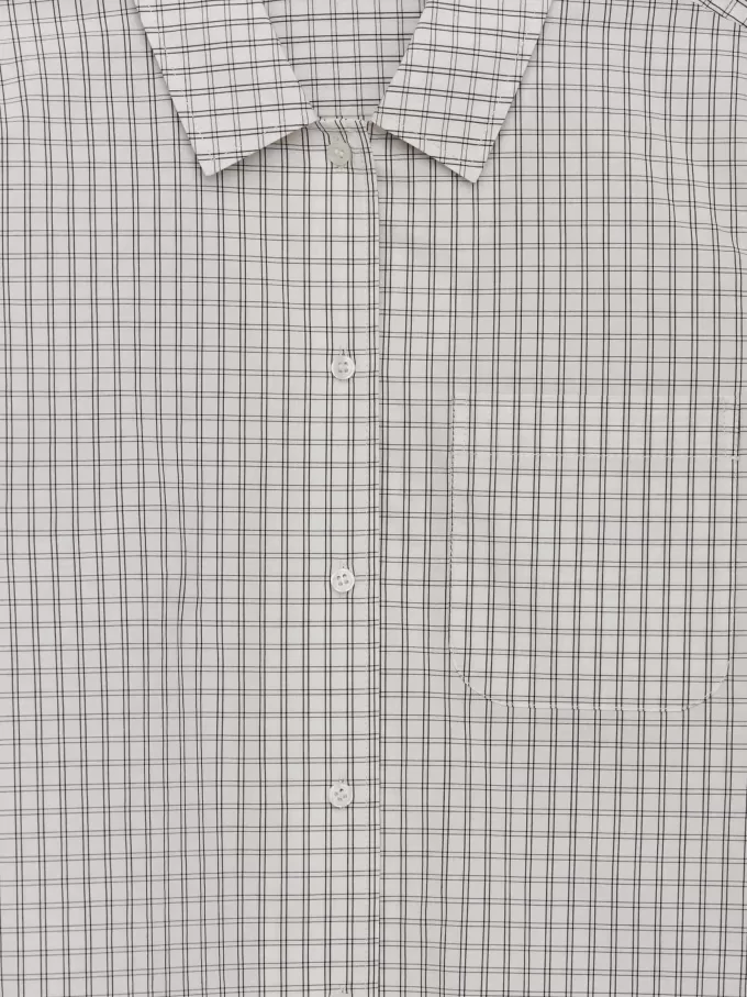 Camisa corta de algodón Camisa corta de algodón