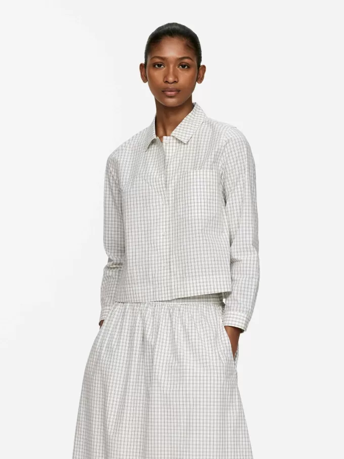 Camisa corta de algodón Camisa corta de algodón