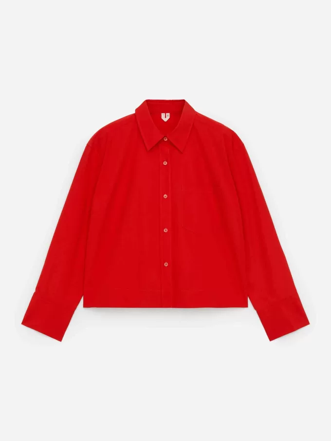 Camisa corta de algodón Camisa corta de algodón