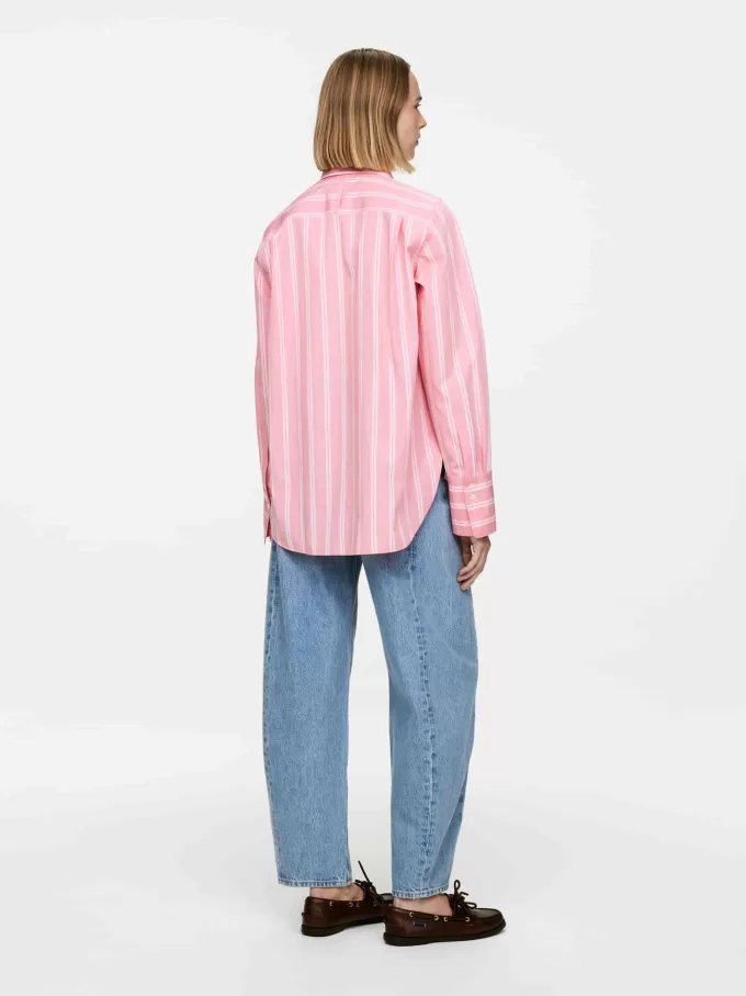 Camisa de algodón con popover Camisa de algodón con popover